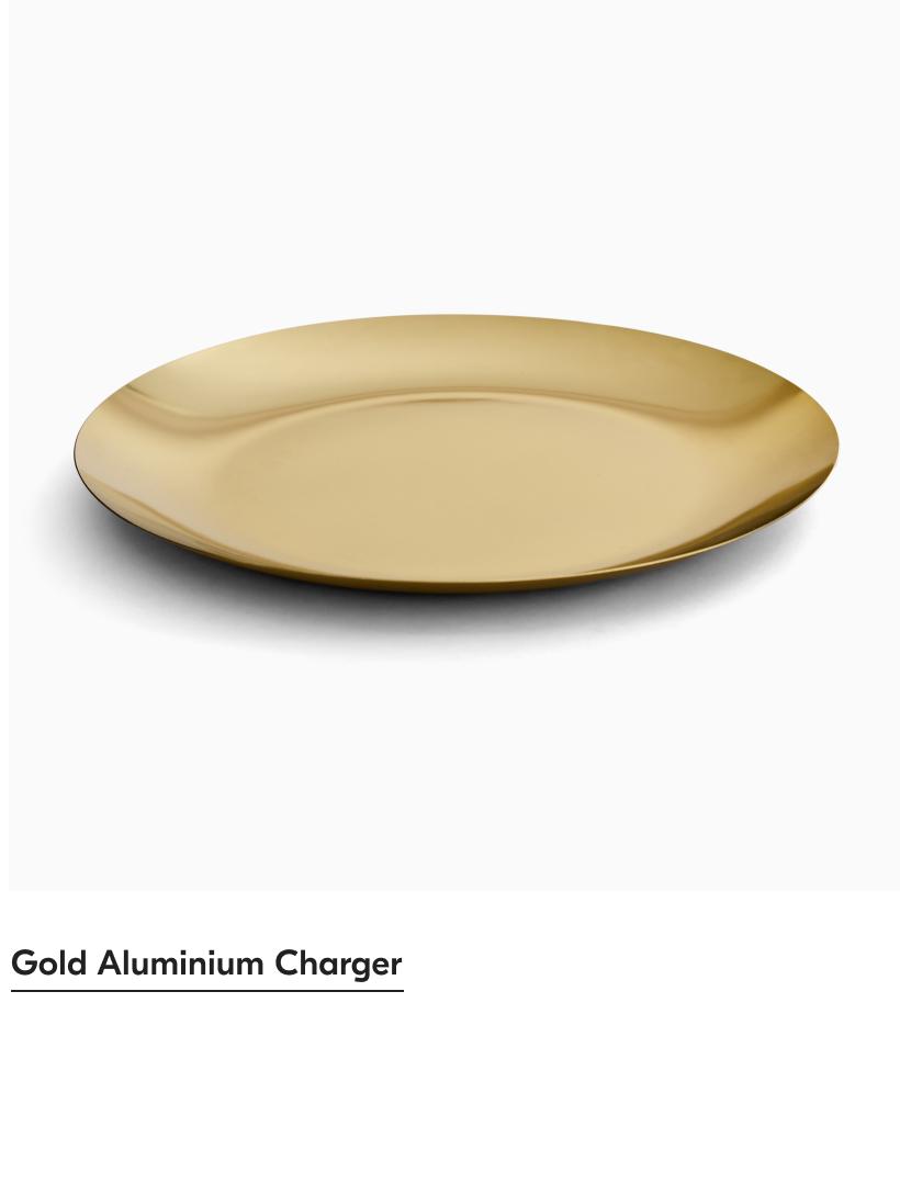 Gold Aluminum Charger